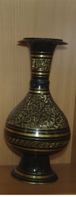 Ваза латунь Индия ручная работа