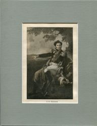 Герой Отечественной войны 1812 года князь П.И.Багратион. Старая фототипия с гравюры 19 века