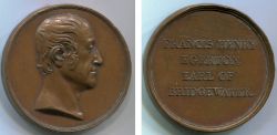 Памятная медаль в честь 20-летия со дня смерти английского антиквара Френсиса Генри Эгертона