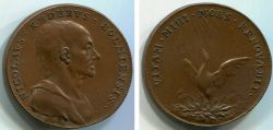 Памятная медаль в честь 150-летия со дня смерти известного шведского нумизмата Николаса Кедера