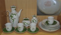 Чайно-кофейный сервиз СССР. Ленинградский фарфоровый завод